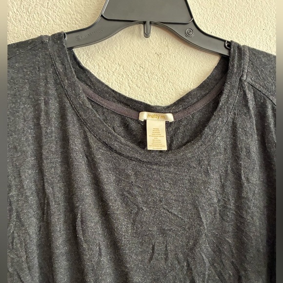 💥Matty M Charcoal Short Sleeve Tee L - Picture 5 of 9